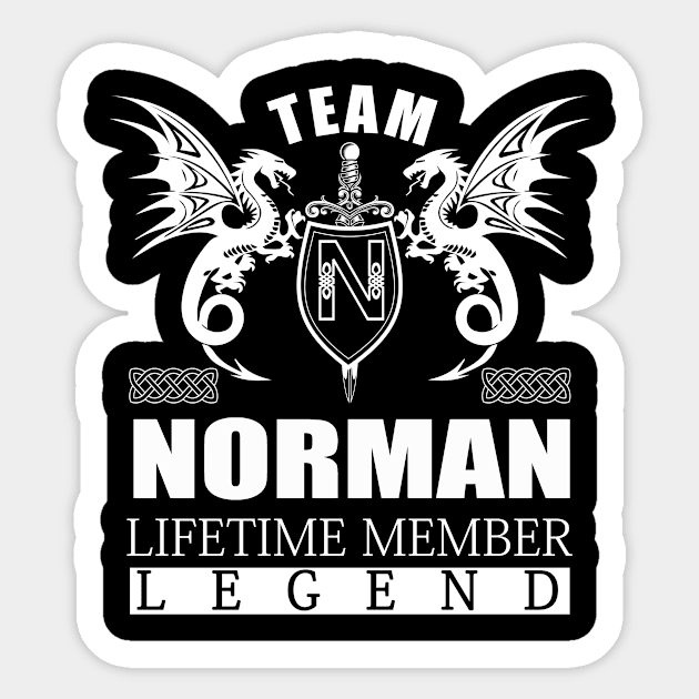 Team NORMAN Lifetime Member Legend Sticker by MildaRuferps